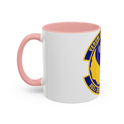 802d Comptroller Squadron (U.S. Air Force) Accent Coffee Mug