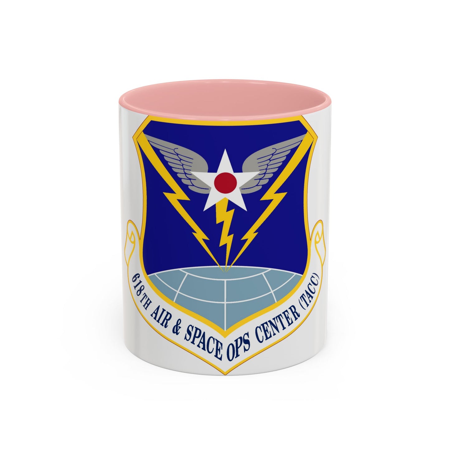 618 Air Operations Center AMC (U.S. Air Force) Accent Coffee Mug