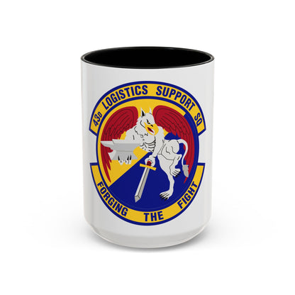 43d Logistics Support Squadron (U.S. Air Force) Accent Coffee Mug