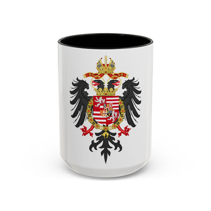 Greater Coat of Arms of Ferdinand I, Holy Roman Emperor - Accent Coffee Mug