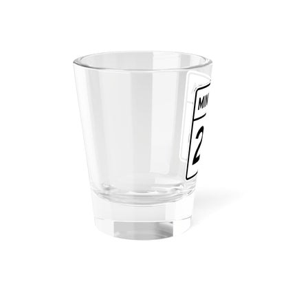 MN-216 1948 (Minnesota) (Road Sign) Shot Glass 1.5oz