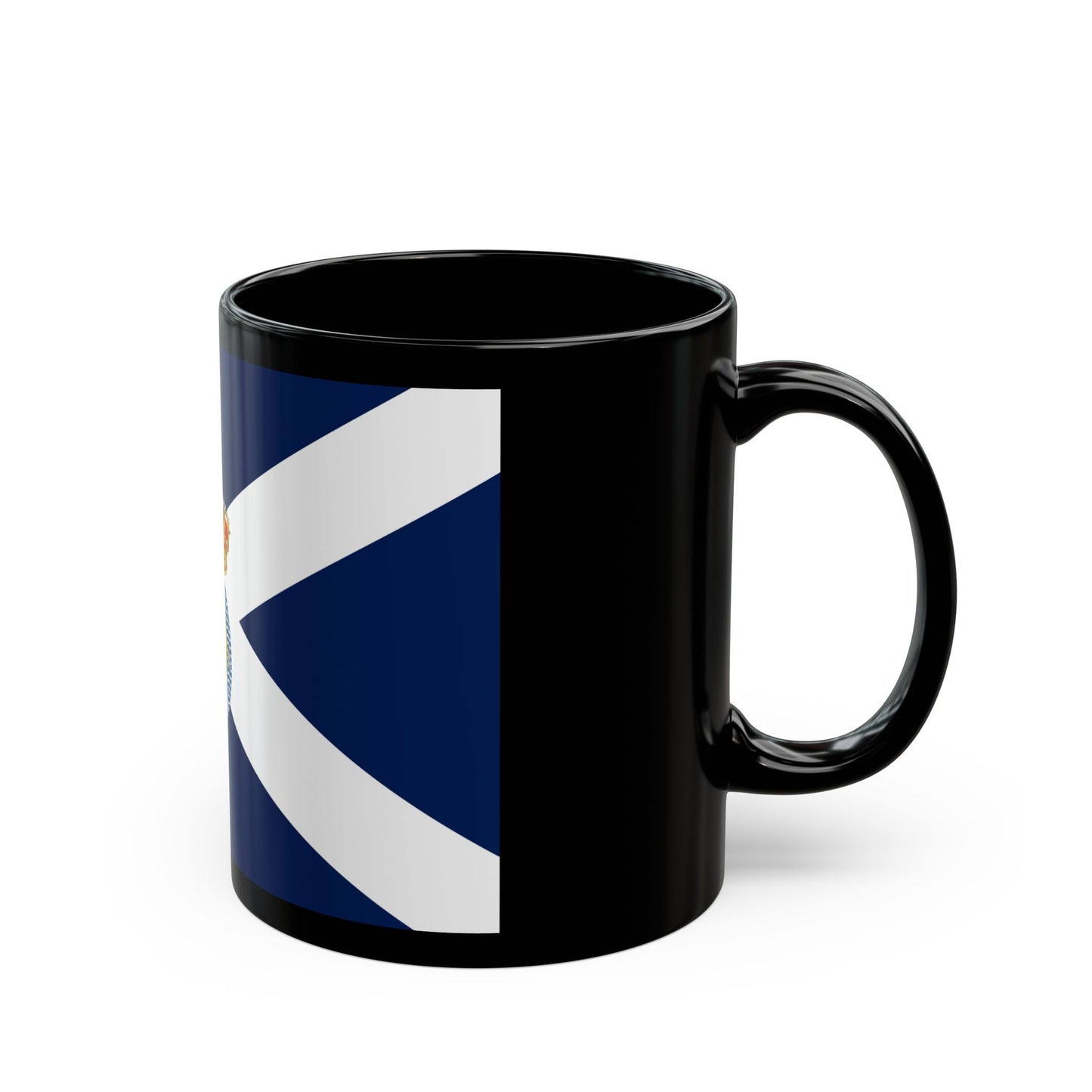 Flag of Santa Cruz de Tenerife Spain - Black Coffee Mug-Go Mug Yourself