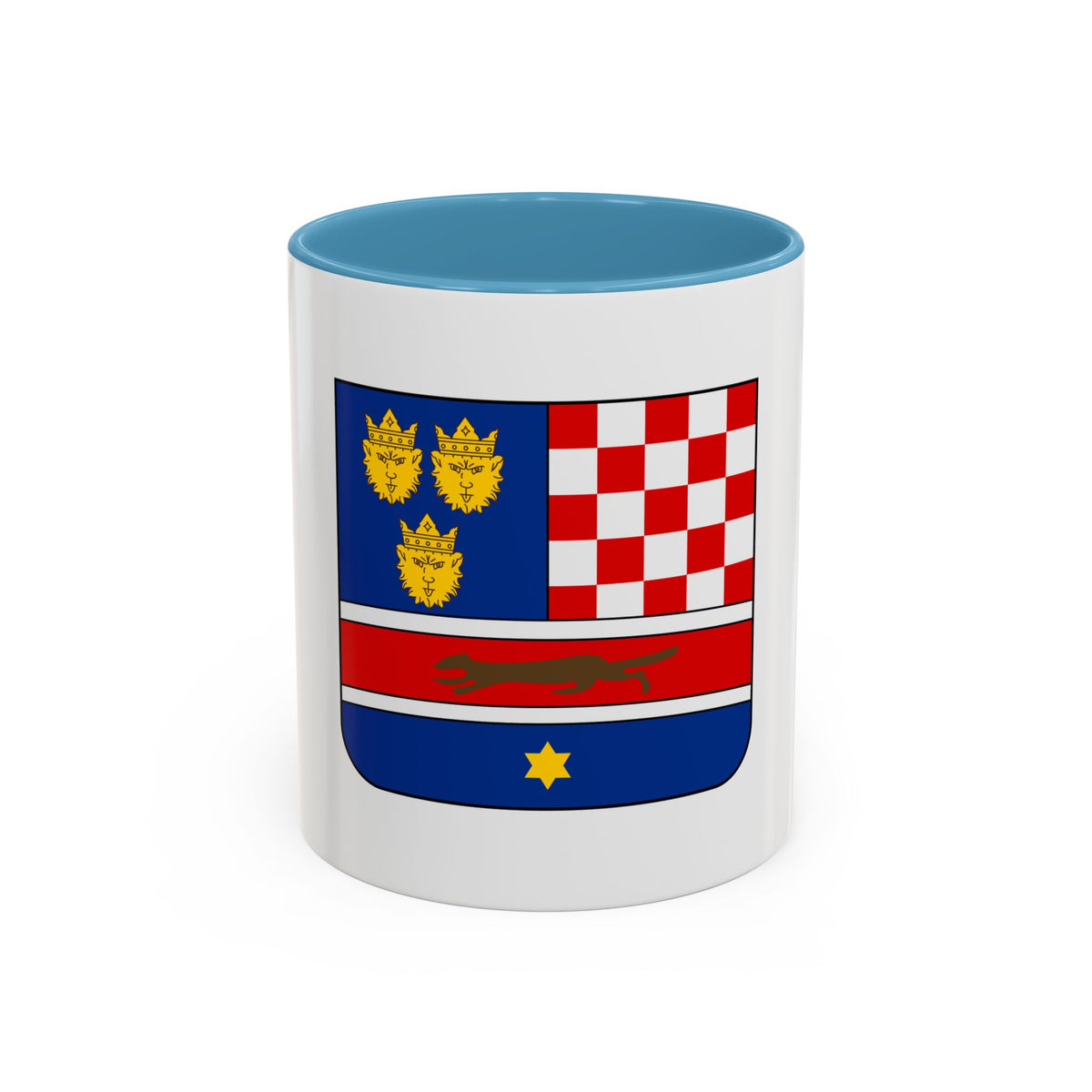 Coat of arms of Croatia (State of Slovenes, Croats and Serbs) - Accent Coffee Mug
