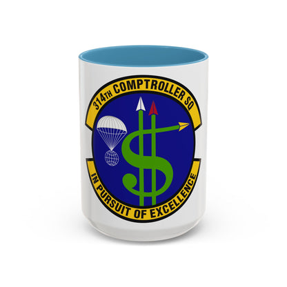 314th Comptroller Squadron (U.S. Air Force) Accent Coffee Mug