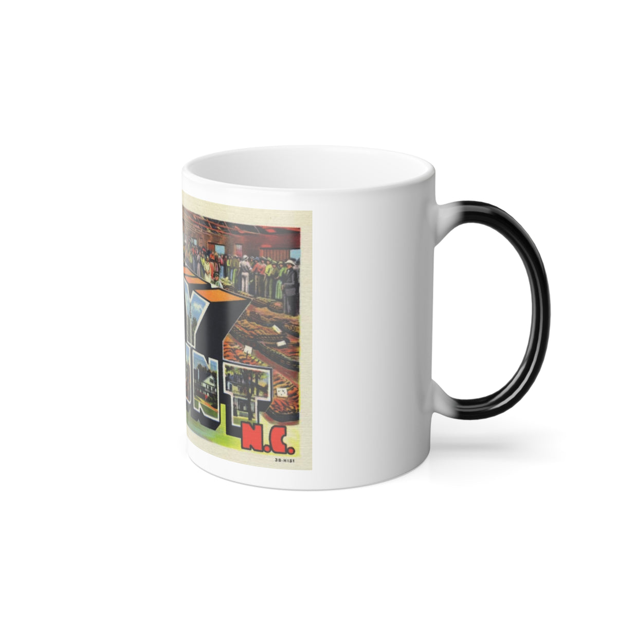Greetings from Rocky Mount NC (Greeting Postcards) Color Changing Mug 11oz