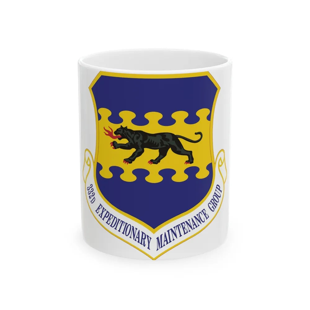 332d Expeditionary Maintenance Group (U.S. Air Force) White Coffee Mug-11oz-Go Mug Yourself