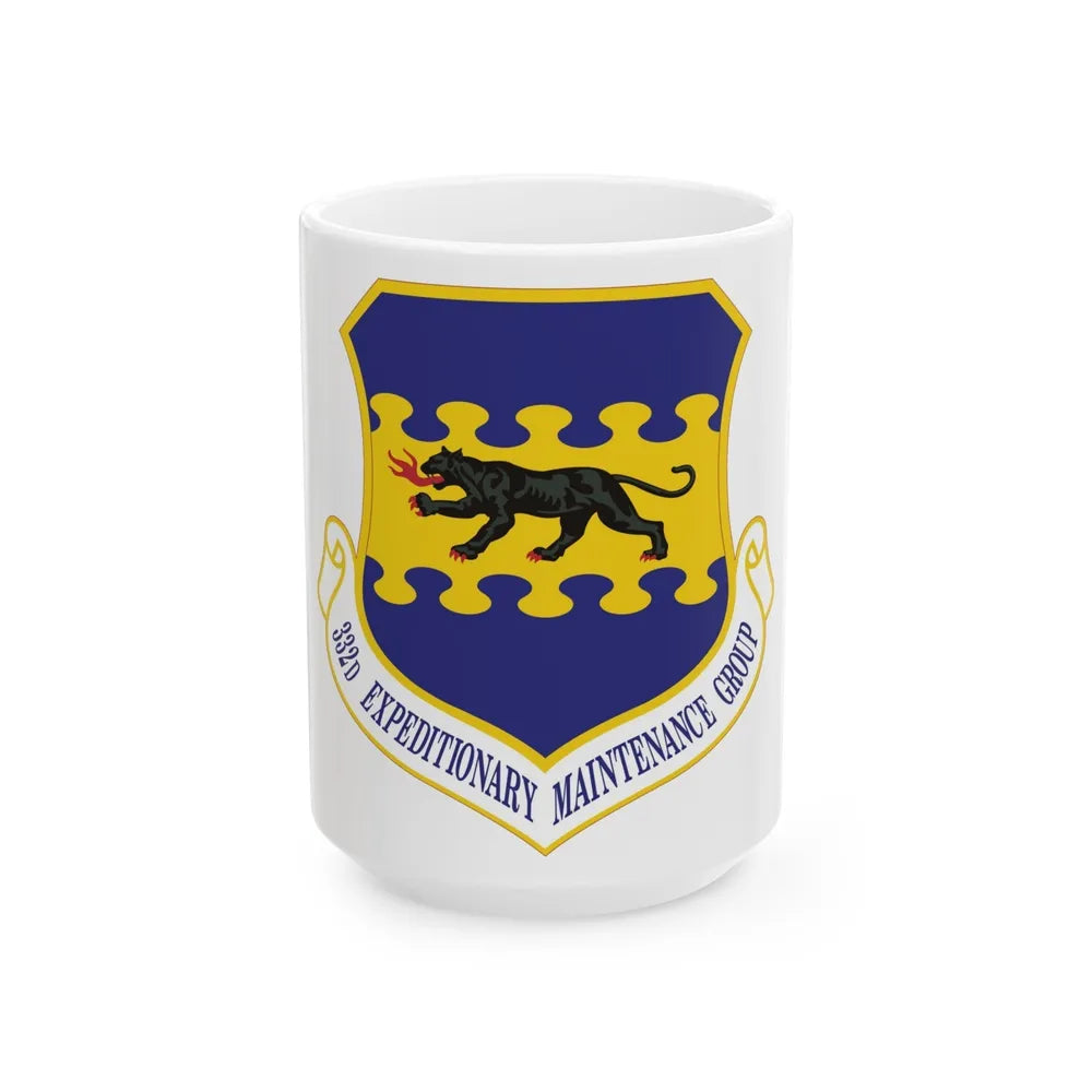 332d Expeditionary Maintenance Group (U.S. Air Force) White Coffee Mug-15oz-Go Mug Yourself