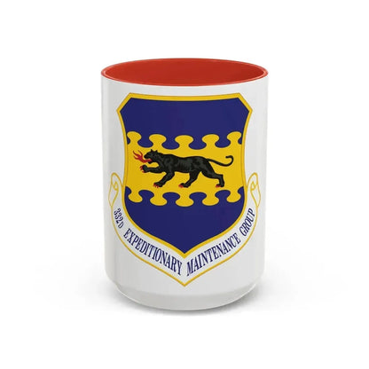 332d Expeditionary Maintenance Group (U.S. Air Force) Accent Coffee Mug 15oz Red - Go Mug Yourself
