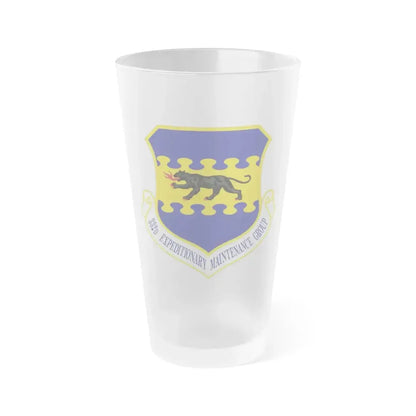 332d Expeditionary Maintenance Group (U.S. Air Force) Frosted Pint Glass 16oz 16oz Frosted - Go Mug Yourself