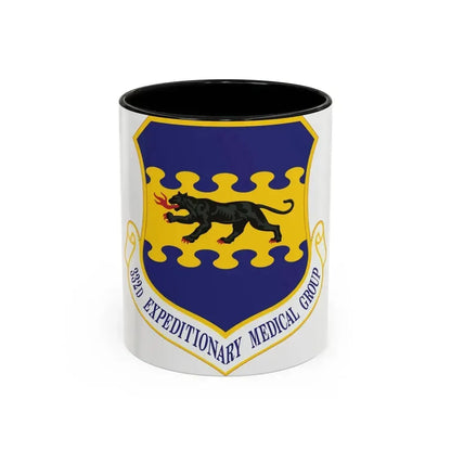 332d Expeditionary Medical Group (U.S. Air Force) Accent Coffee Mug 11oz Black - Go Mug Yourself