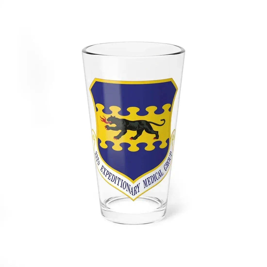 332d Expeditionary Medical Group (U.S. Air Force) Pint Glass 16oz 16oz - Go Mug Yourself