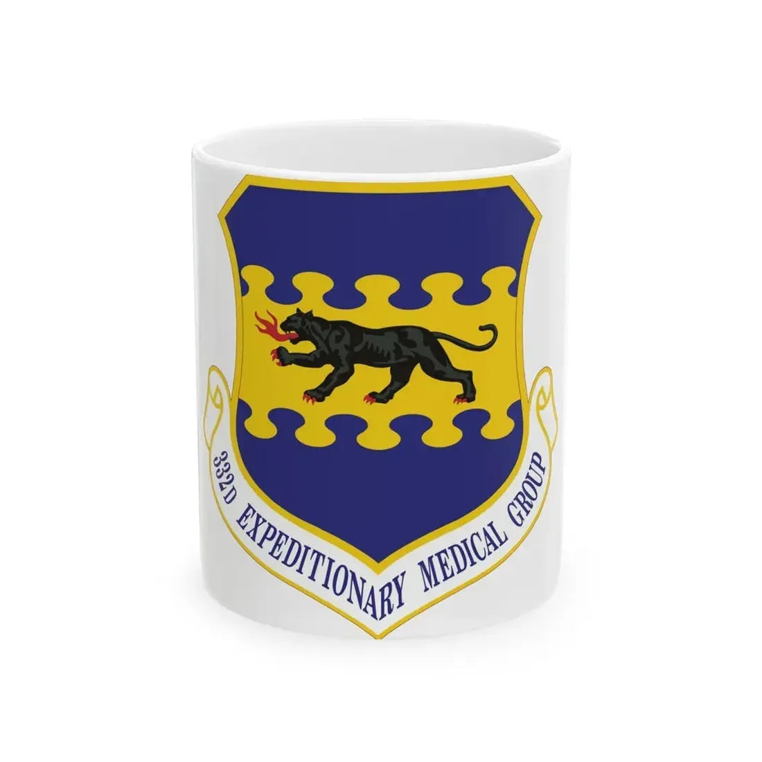 332d Expeditionary Medical Group (U.S. Air Force) White Coffee Mug - Go Mug Yourself