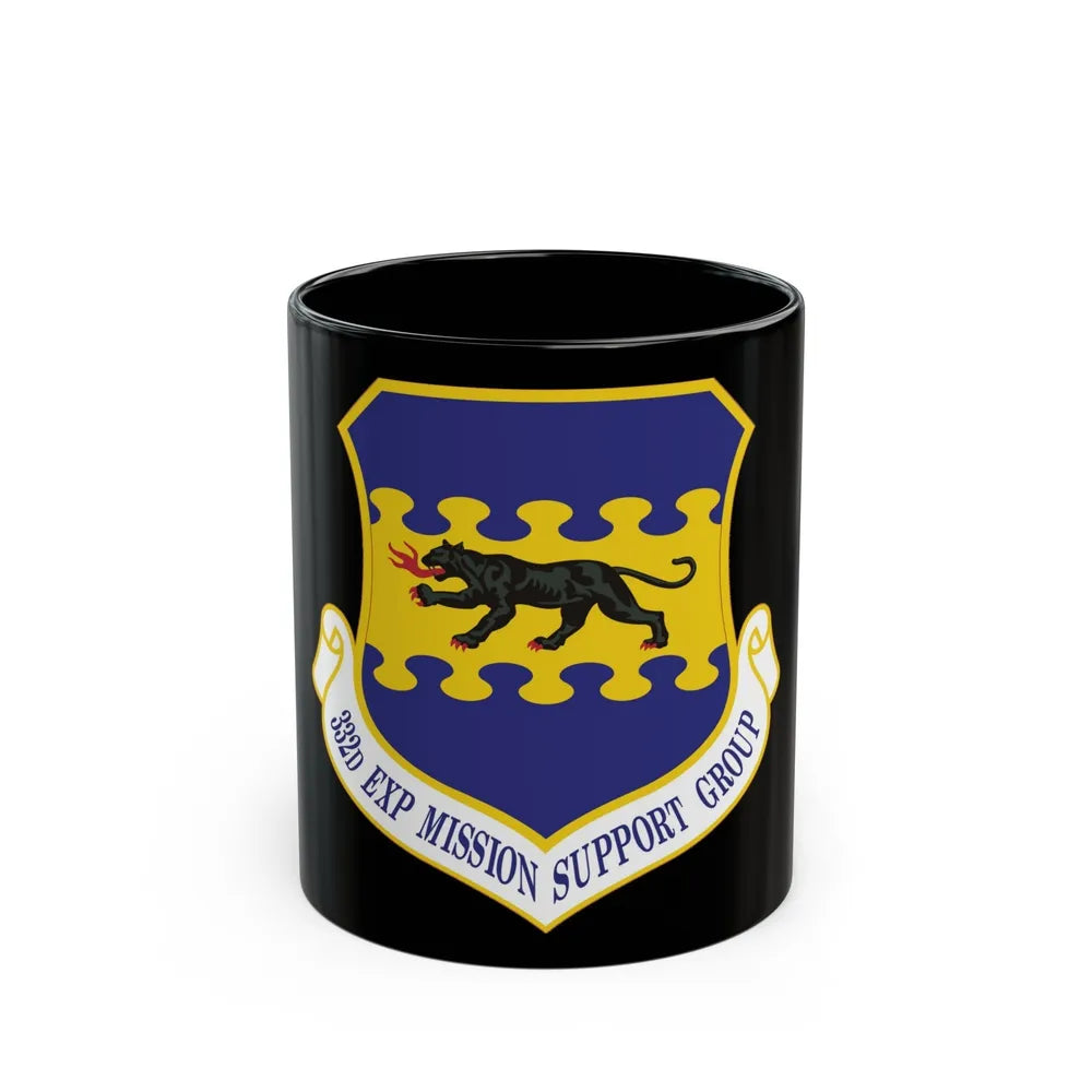 332d Expeditionary Mission Support Group (U.S. Air Force) Black Coffee Mug-11oz-Go Mug Yourself