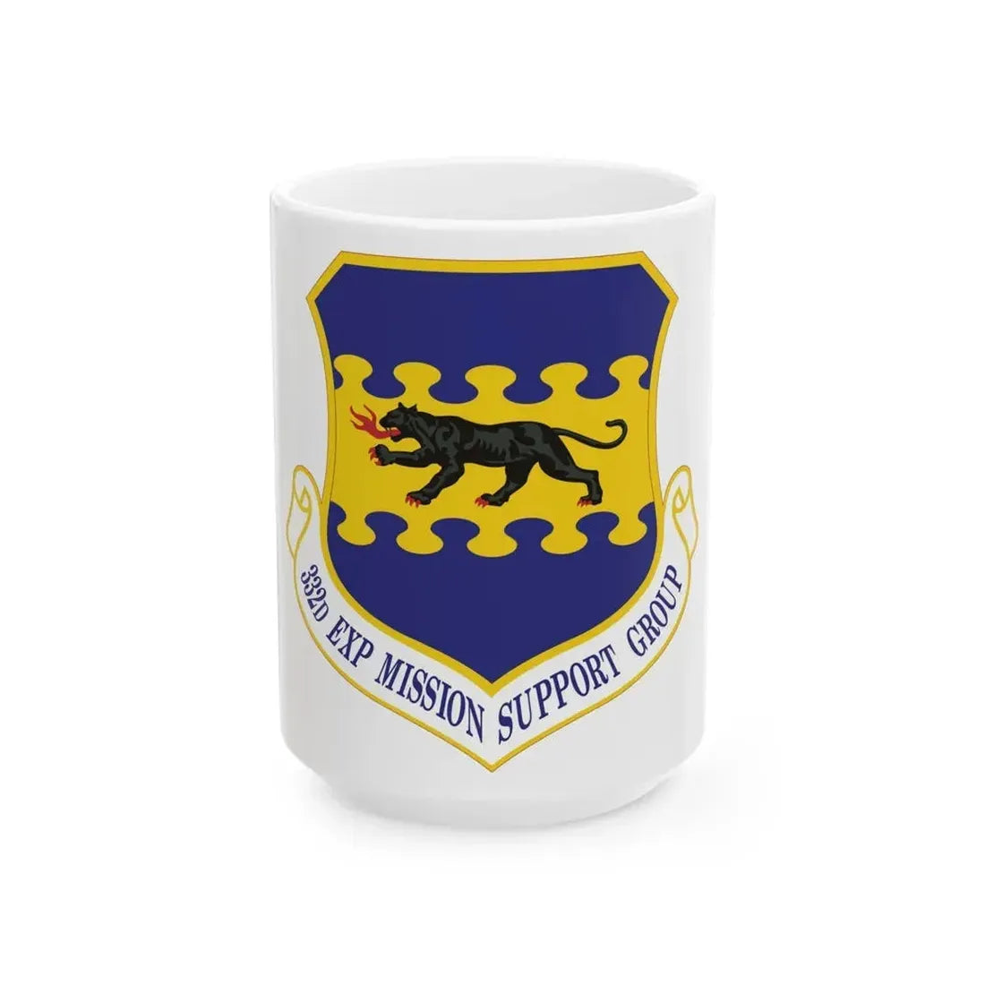 332d Expeditionary Mission Support Group (U.S. Air Force) White Coffee Mug 15oz - Go Mug Yourself
