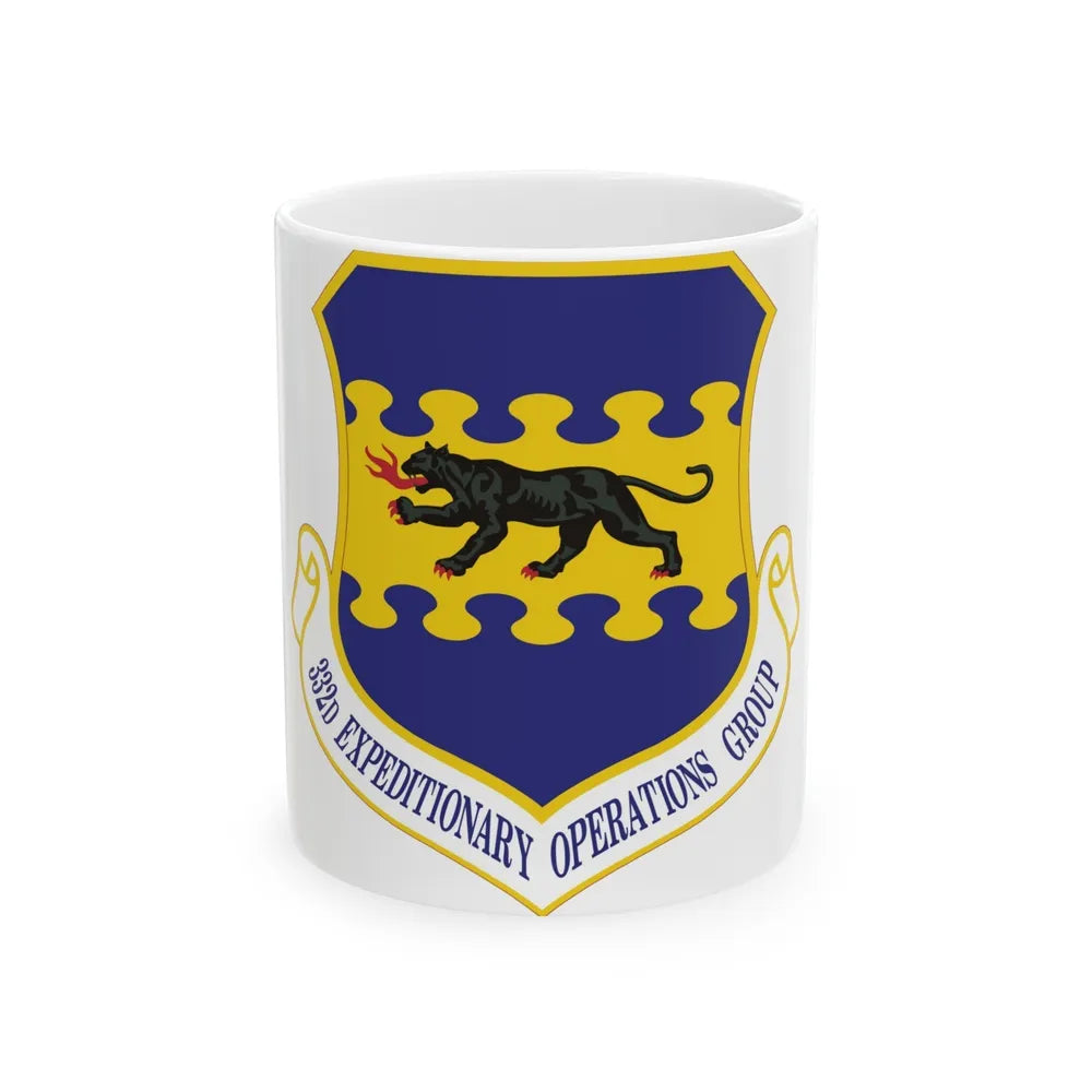 332d Expeditionary Operations Group (U.S. Air Force) White Coffee Mug-11oz-Go Mug Yourself