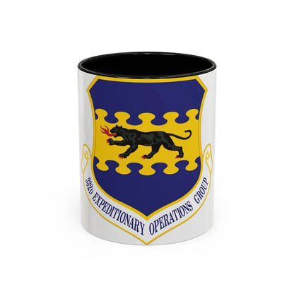 332d Expeditionary Operations Group (U.S. Air Force) Accent Coffee Mug 11oz Black - Go Mug Yourself