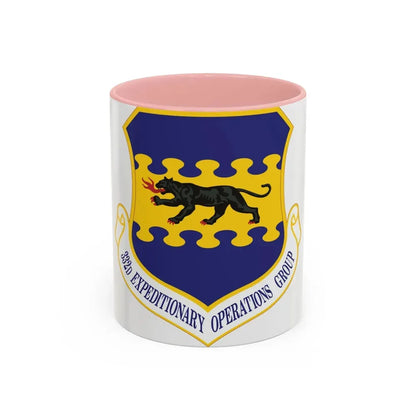 332d Expeditionary Operations Group (U.S. Air Force) Accent Coffee Mug 11oz Pink - Go Mug Yourself