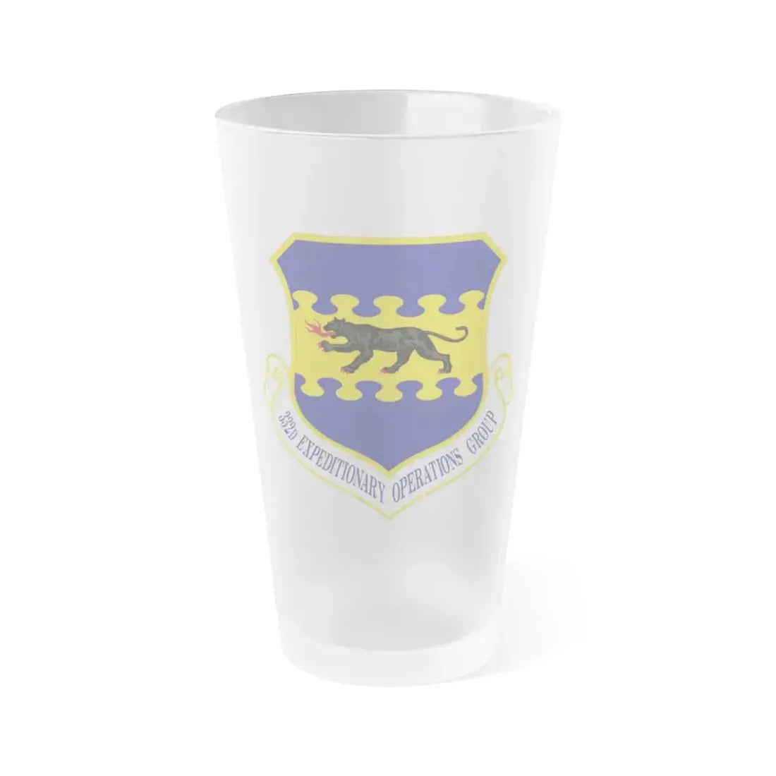 332d Expeditionary Operations Group (U.S. Air Force) Frosted Pint Glass 16oz 16oz Frosted - Go Mug Yourself
