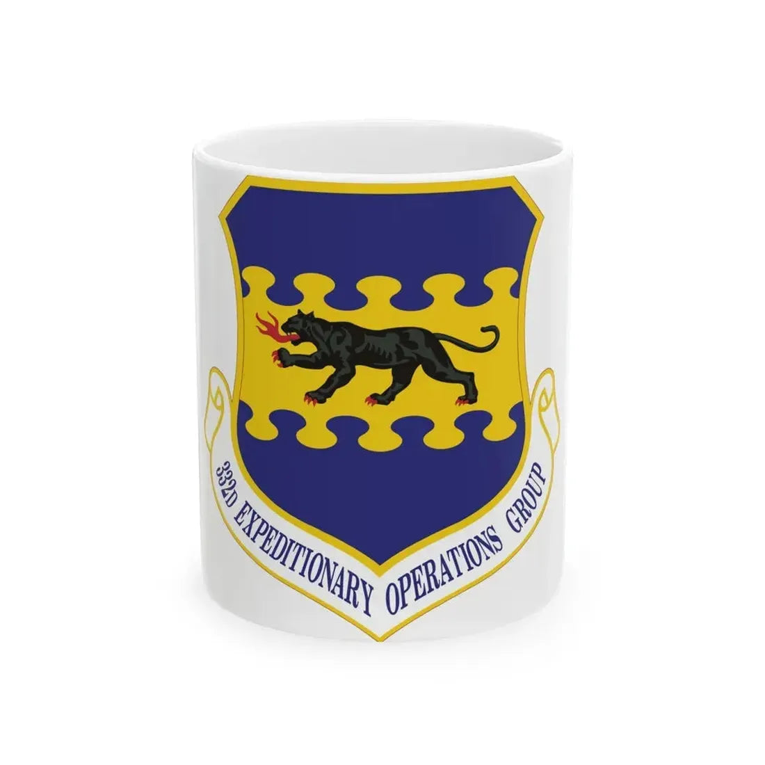 332d Expeditionary Operations Group (U.S. Air Force) White Coffee Mug - Go Mug Yourself