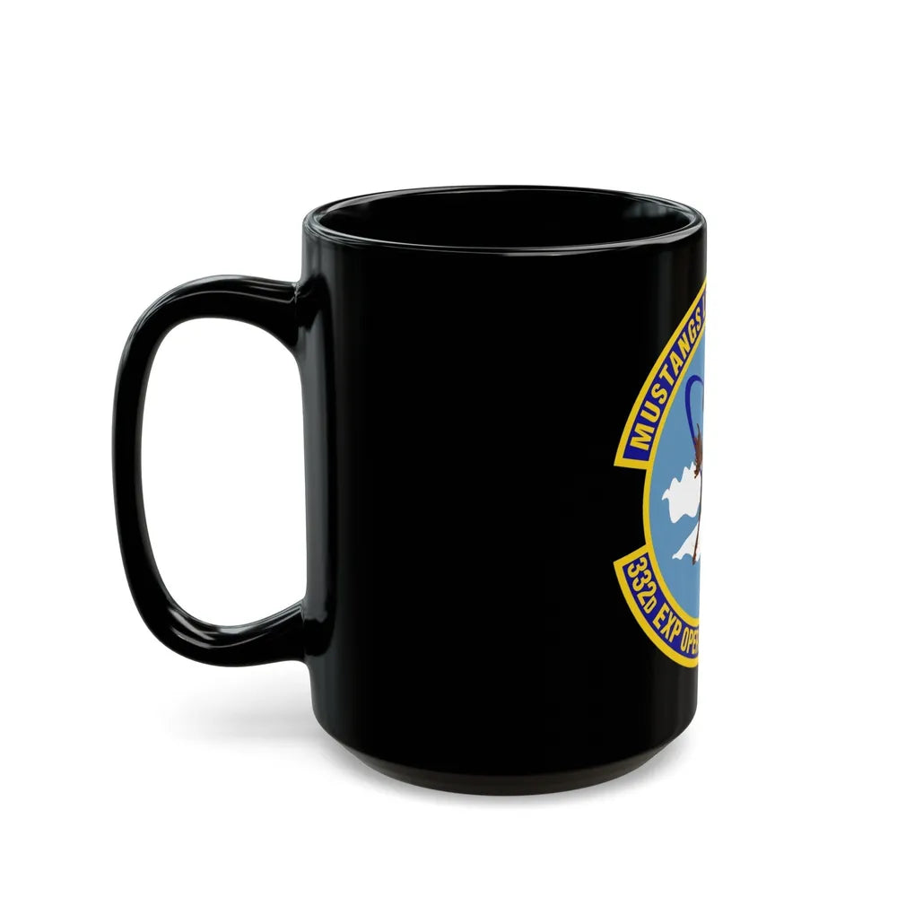 332d Expeditionary Operations Support Squadron (U.S. Air Force) Black Coffee Mug-Go Mug Yourself