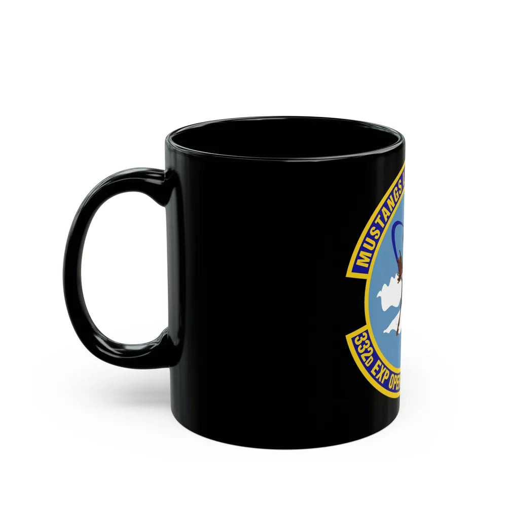 332d Expeditionary Operations Support Squadron (U.S. Air Force) Black Coffee Mug-Go Mug Yourself