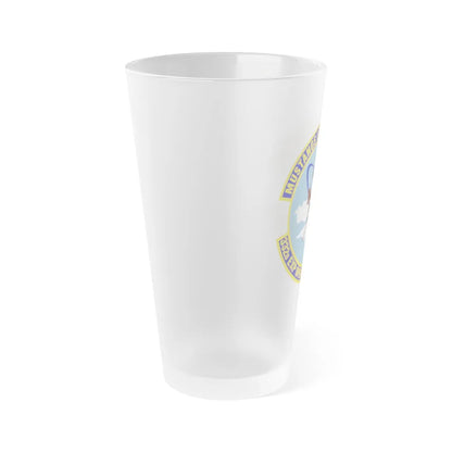 332d Expeditionary Operations Support Squadron (U.S. Air Force) Frosted Pint Glass 16oz-Go Mug Yourself