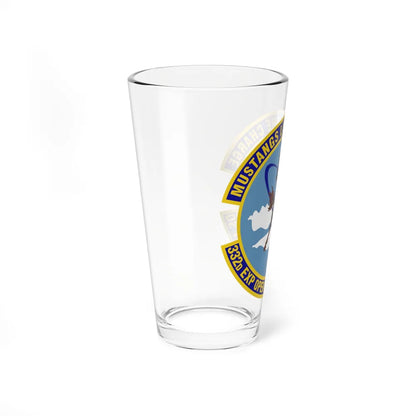 332d Expeditionary Operations Support Squadron (U.S. Air Force) Pint Glass 16oz-Go Mug Yourself