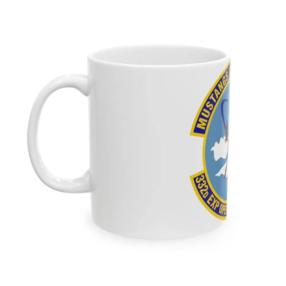 332d Expeditionary Operations Support Squadron (U.S. Air Force) White Coffee Mug-Go Mug Yourself