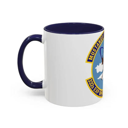 332d Expeditionary Operations Support Squadron (U.S. Air Force) Accent Coffee Mug - Go Mug Yourself
