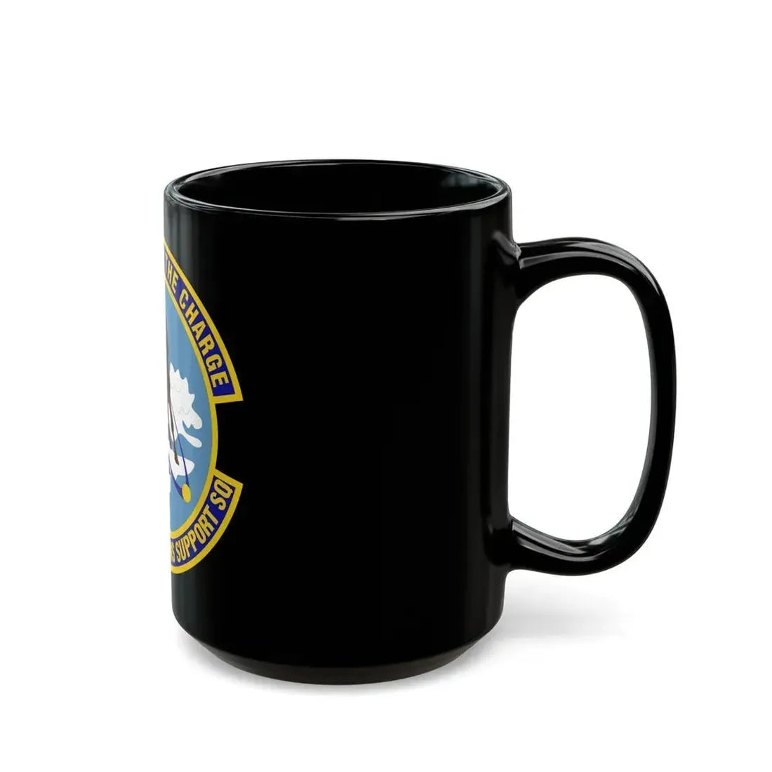 332d Expeditionary Operations Support Squadron (U.S. Air Force) Black Coffee Mug - Go Mug Yourself