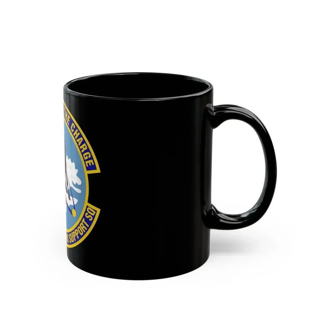 332d Expeditionary Operations Support Squadron (U.S. Air Force) Black Coffee Mug - Go Mug Yourself