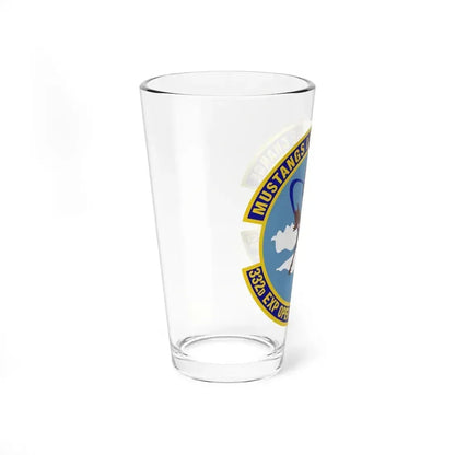 332d Expeditionary Operations Support Squadron (U.S. Air Force) Pint Glass 16oz - Go Mug Yourself