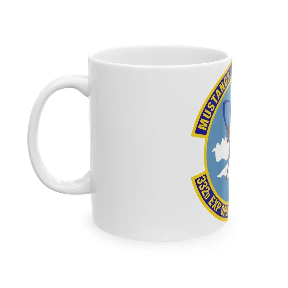 332d Expeditionary Operations Support Squadron (U.S. Air Force) White Coffee Mug - Go Mug Yourself