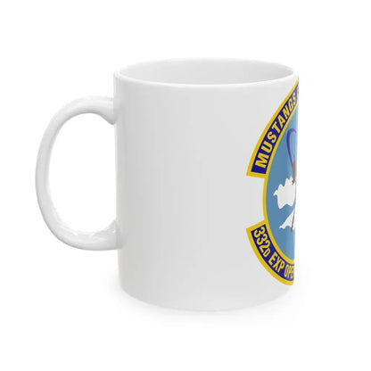 332d Expeditionary Operations Support Squadron (U.S. Air Force) White Coffee Mug - Go Mug Yourself