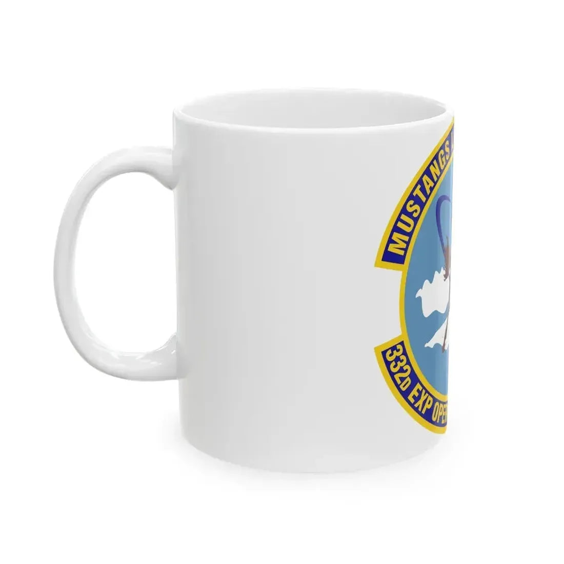 332d Expeditionary Operations Support Squadron (U.S. Air Force) White Coffee Mug - Go Mug Yourself