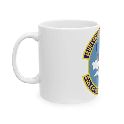 332d Expeditionary Operations Support Squadron (U.S. Air Force) White Coffee Mug - Go Mug Yourself