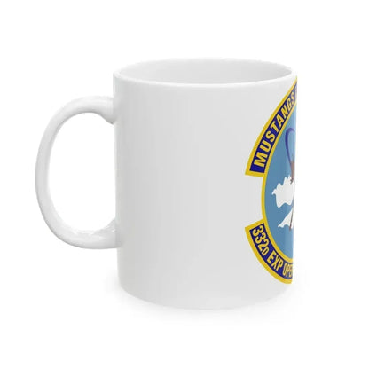332d Expeditionary Operations Support Squadron (U.S. Air Force) White Coffee Mug - Go Mug Yourself