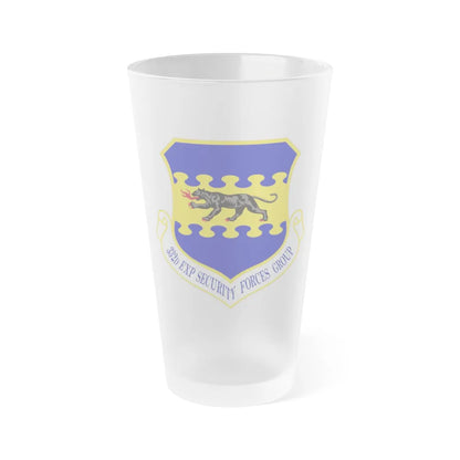 332d Expeditionary Security Forces Group (U.S. Air Force) Frosted Pint Glass 16oz-16oz-Frosted-Go Mug Yourself