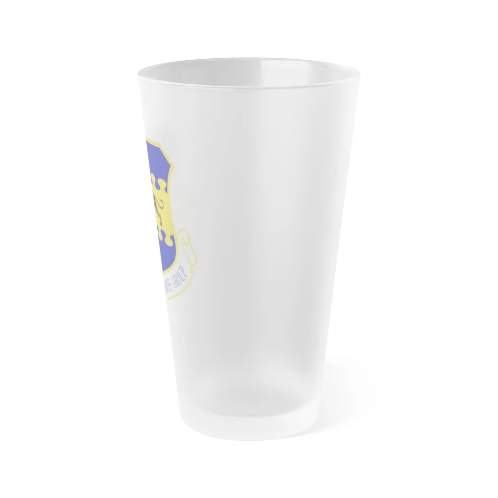 332d Expeditionary Security Forces Group (U.S. Air Force) Frosted Pint Glass 16oz-Go Mug Yourself