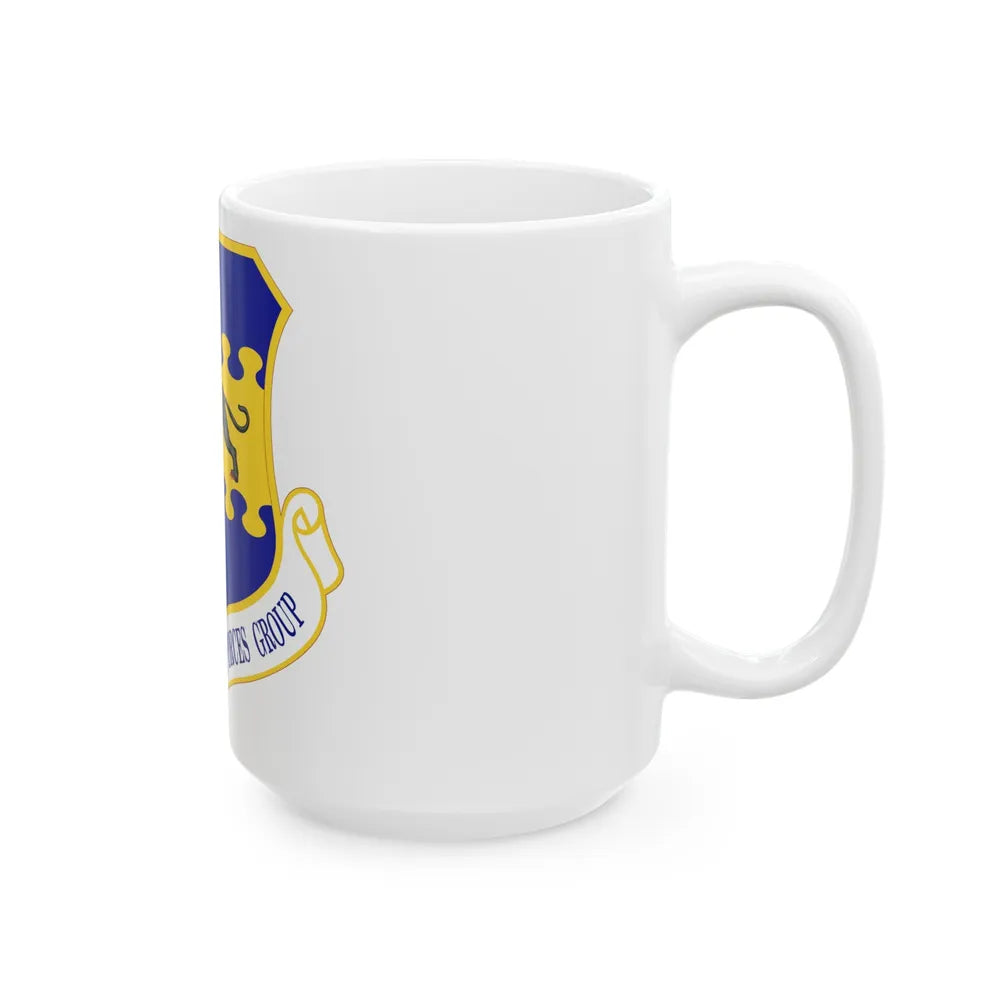 332d Expeditionary Security Forces Group (U.S. Air Force) White Coffee Mug-Go Mug Yourself