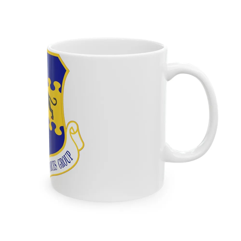 332d Expeditionary Security Forces Group (U.S. Air Force) White Coffee Mug-Go Mug Yourself