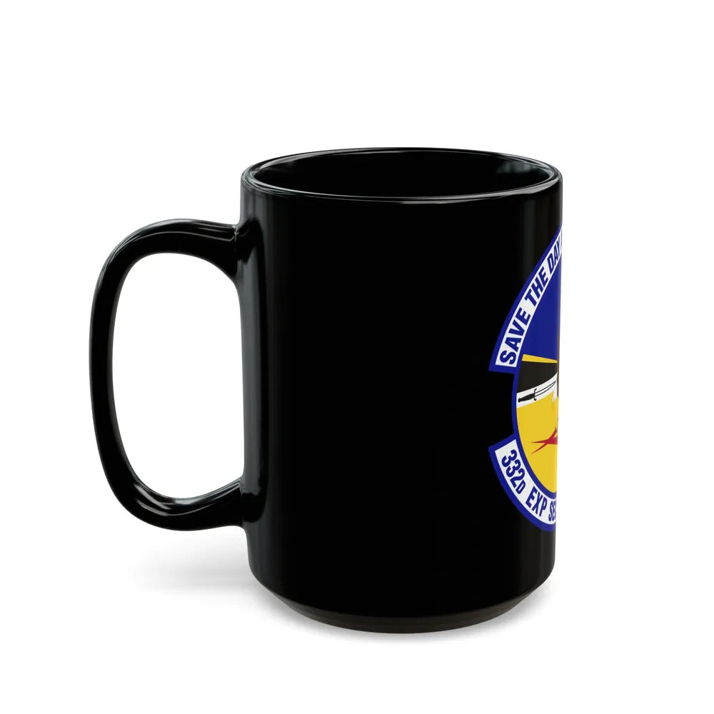 332d Expeditionary Security Forces Squadron (U.S. Air Force) Black Coffee Mug-Go Mug Yourself