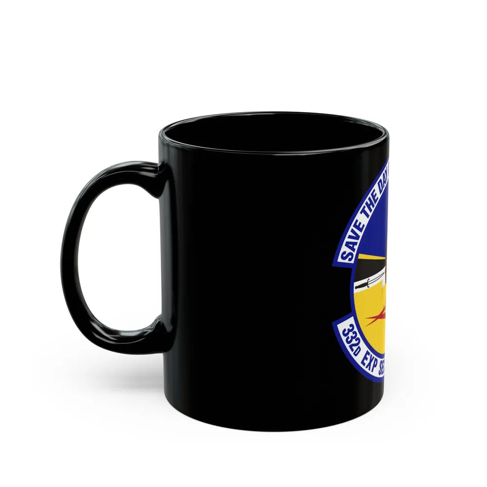 332d Expeditionary Security Forces Squadron (U.S. Air Force) Black Coffee Mug-Go Mug Yourself