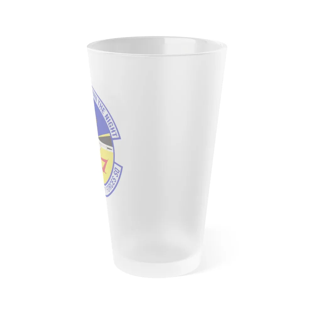 332d Expeditionary Security Forces Squadron (U.S. Air Force) Frosted Pint Glass 16oz-Go Mug Yourself