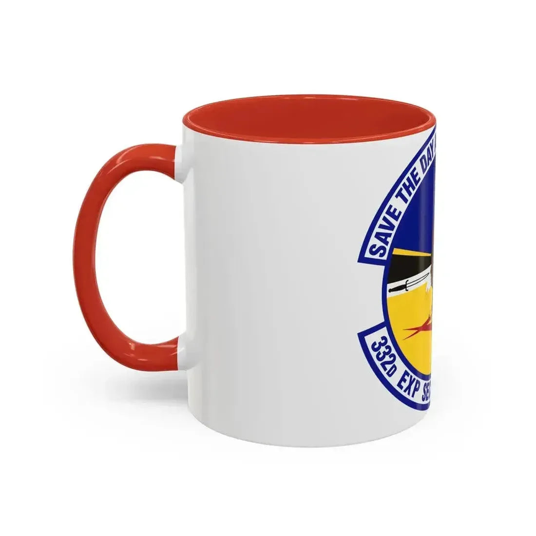 332d Expeditionary Security Forces Squadron (U.S. Air Force) Accent Coffee Mug - Go Mug Yourself