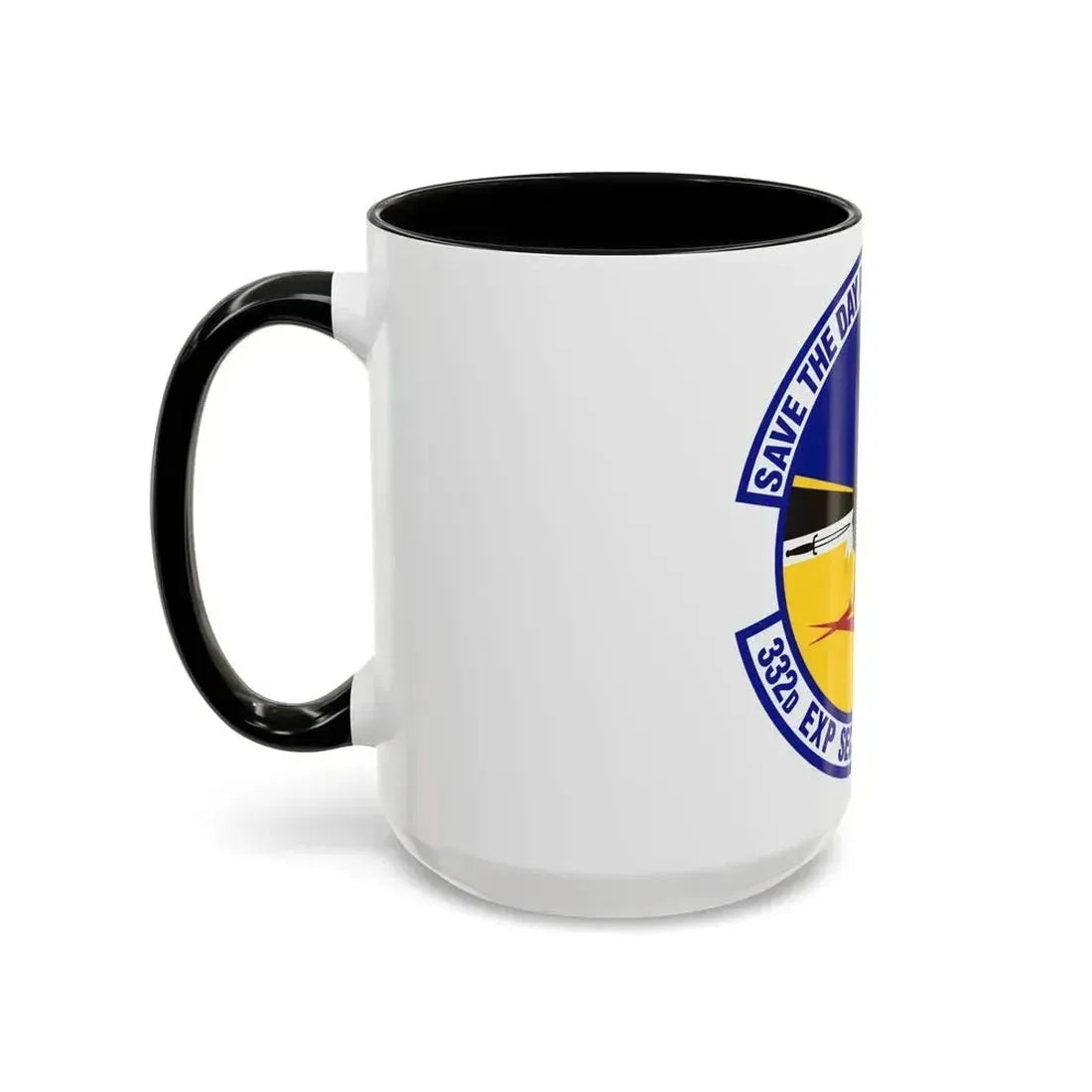 332d Expeditionary Security Forces Squadron (U.S. Air Force) Accent Coffee Mug - Go Mug Yourself