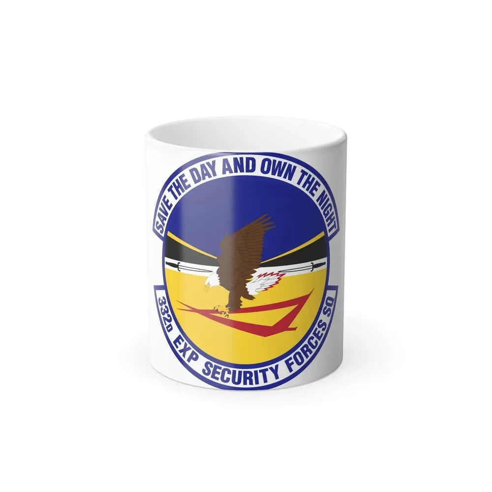 332d Expeditionary Security Forces Squadron (U.S. Air Force) Color Changing Coffee Mug 11oz - Go Mug Yourself