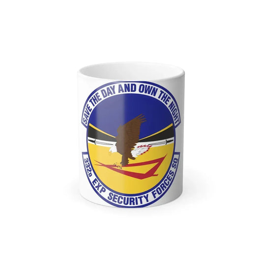 332d Expeditionary Security Forces Squadron (U.S. Air Force) Color Changing Coffee Mug 11oz - Go Mug Yourself