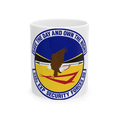 332d Expeditionary Security Forces Squadron (U.S. Air Force) White Coffee Mug 11oz - Go Mug Yourself