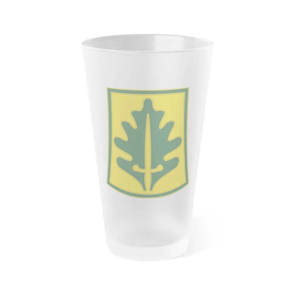 333 Military Police Brigade (U.S. Army) Frosted Pint Glass 16oz-Go Mug Yourself